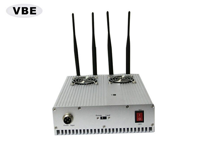 Mobile phone jammer Texarkana , PHS / 3G Cell Phone Signal Jammer 3G 2110 - 2170MHz Remote Control Range 1 - 5m
