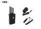 4 Bands 4W Black 30dBm Portable Phone Signal Blocker , Handheld Signale Jammer For GSM , DCS