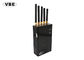 5 Bands 2.5W 27dBm Portable Phone Signal Blocker , Handheld Signale Jammer For 3G 4G AMPS