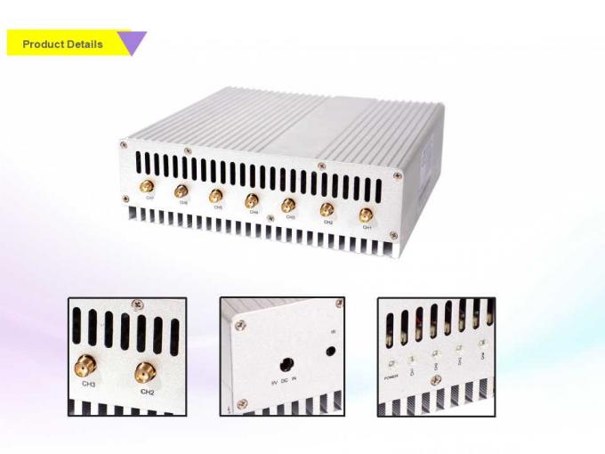 Remote Control Electronic Signal Jammer , 3G 4G Signal Jammer 7 Brands 16W