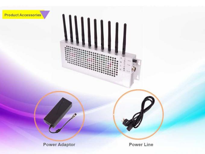 Examination Room Wifi Blocker Jammer , Cell Phone Wifi Jammer 360 Degree Jamming