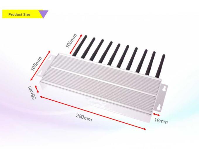 Examination Room Mobile Network Jammer Device 33dBm Average Output Power