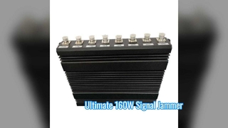 160W 8 Band Signal Jammer with Touch Screen Control